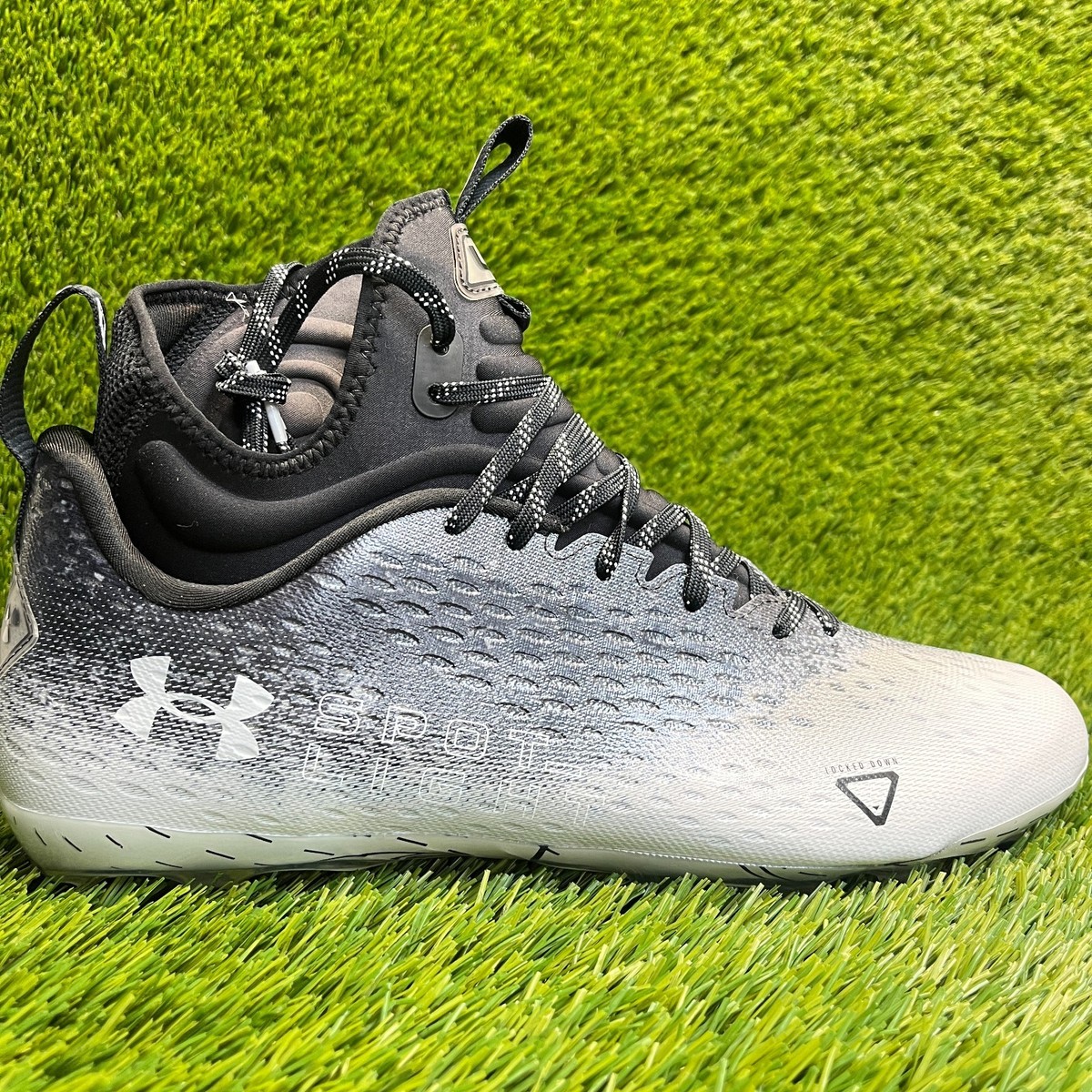 Under Armour Spotlight Lux MC 2.0 Mens Size 13 Black White