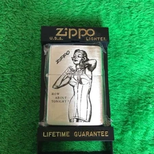 Zippo Marilyn Monroe Collectible Lighter Case Included 1992 Manufacturing Used