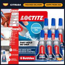 Super Glue Gel Control 0.14 fl oz - 6 Pack In...