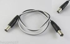 DC Power Cable 5.5 x 2.1mm Male To Male Adapter Socket Extension CCTV Cord 50cm