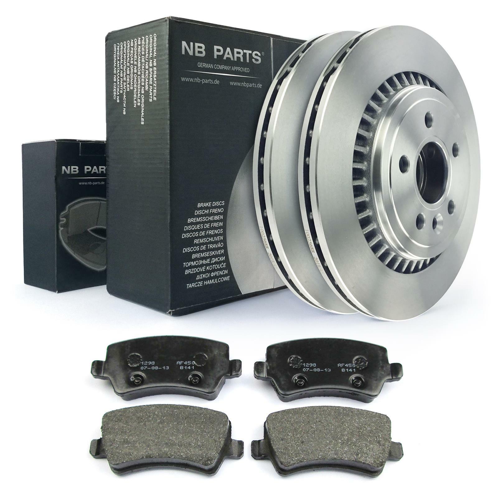 Ventilated Brake Discs 302mm Rear Brake Pads for Volvo S60 II S80 II V60 V70