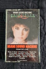 Miami Sound Machine Primitive Love Cassette Tape 1985 FET40131 1980s