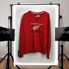  JCP Detroit Red Wings NHL  Embroidered Sweatshirt  XXL