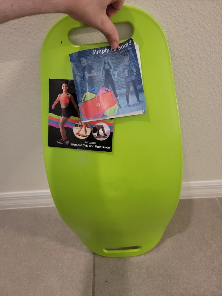 Tabla Simply Fit The Workout Balance Board with a Twist, USADA, Verde, + DVD Foto 2 de 4