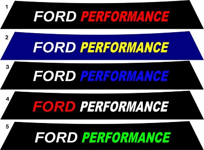 Ford Performance 3 Farben Sonnenleiste Universal passend 135 x 19cm