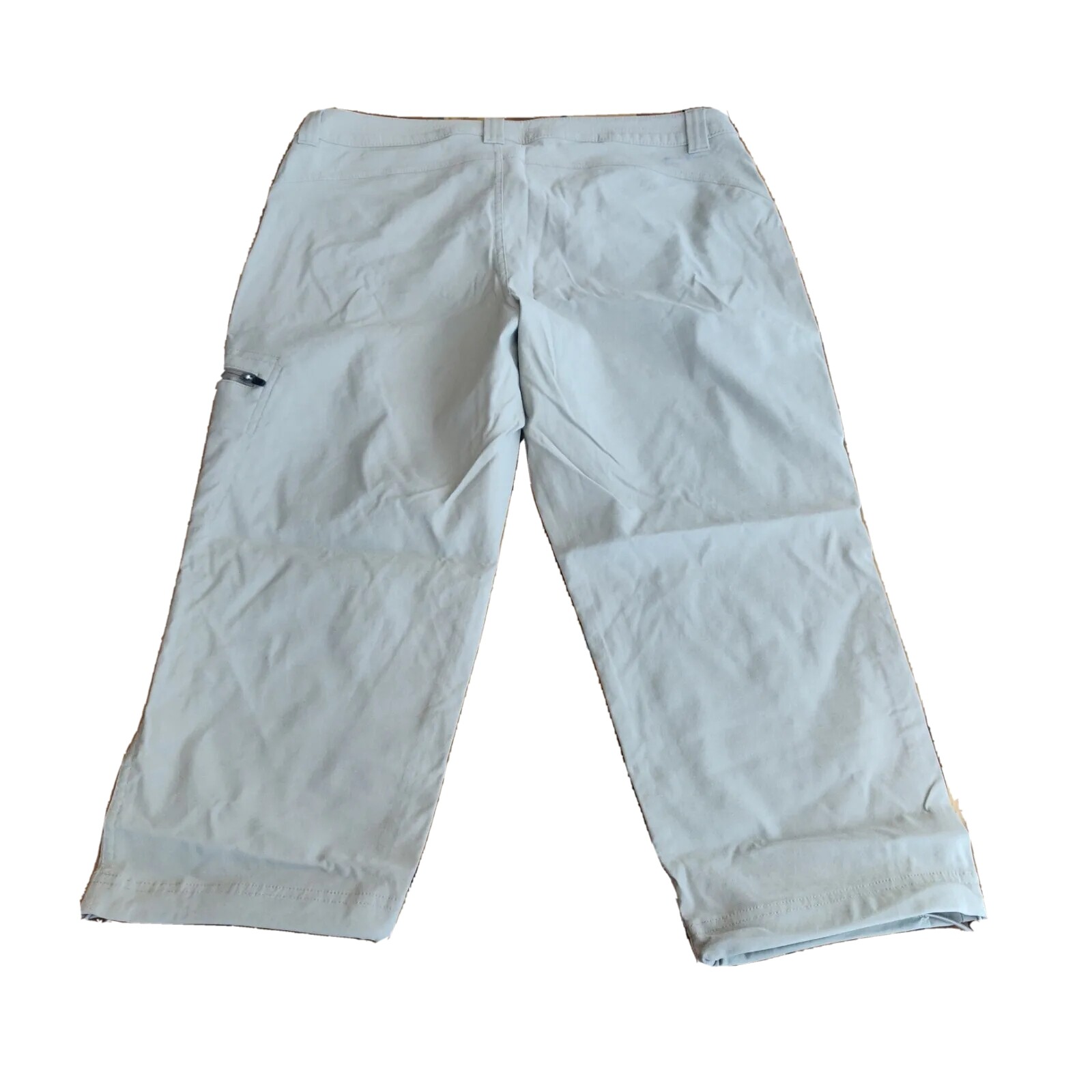 Eddie Bauer Women's Capri Pants Khaki Size 10 Cinch H… Gem