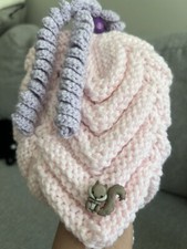 Handmade Girls Winter Hat 12-14Inch