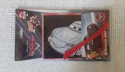 1 x Kratzbild Disney's ''Cars'', ca. 14,5 x 10 cm, inkl. Stift, Scratch Art