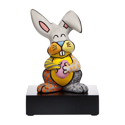 Goebel Pop Art Romero Britto 'RB P Grey Rabbit 23' 2021