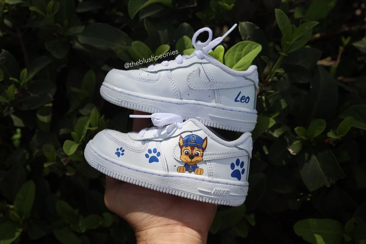 Chaussures basses personnalis es Nike Air Force 1 Paw Patrol