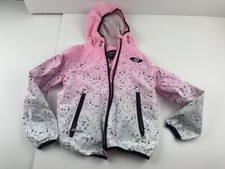 Rokka Rolla Girls M Hooded Lightweight Water Resistant Zip-Up Windbreaker Jacket