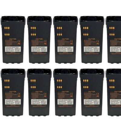 Lot10 Li-ion Battery for HNN9013 Fit MTX850 MTX950 MTX8250 MTX9250 HT1250 Radio
