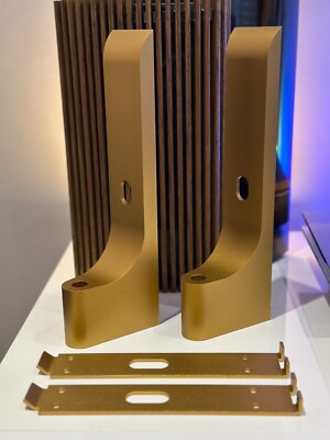 Bang Olufsen Beolab 8000 Wall Brackets Mount Custom Champagne Gold  UK
