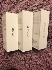 Apple Iphone 5s 6 And 7 Original Box. No Accessories Or Phone. Stickers New.