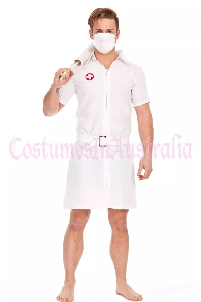 Mens nurse costume deals