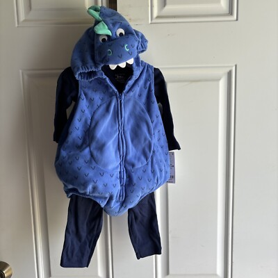 Carter’s Baby Boy Dinosaur Halloween Costume Blue 3-6 Months