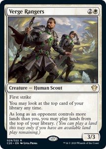 Verge Rangers x1 - Commander 2020 - NM-Mint, English - Commander 2020