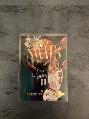 1994-95 Skybox Premium Sky Swats Robert Parish Charlotte Hornets #334