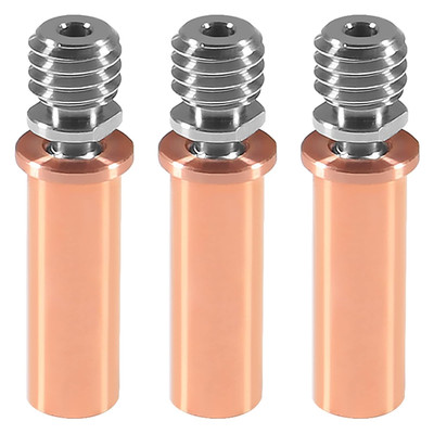 3Pcs Bimetal Heatbreak Upgrade All Metal Titanium + Copper Bi-Metal Heatbreak TC