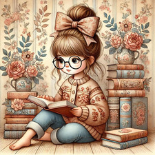 Diamond Painting Kits for Adults, 5D Reading Book Diamond Art Kits for Adults Be