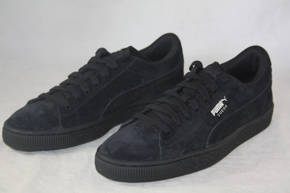 PUMA ЗАМШИ JR КЛАССИЧЕСКИЙ ЧЕРНЫЙ PUMA СЕРЕБРО 355110-52 МОЛОДЕЖНЫЙ РАЗМЕР РАБОТАЕТ КРОССОВКИ - Изображение 4 из 4