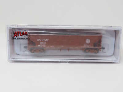 Atlas N 50006607 Rio Grande D&RGW ACF 70 Ton Hart Ballast Hopper Freight Car