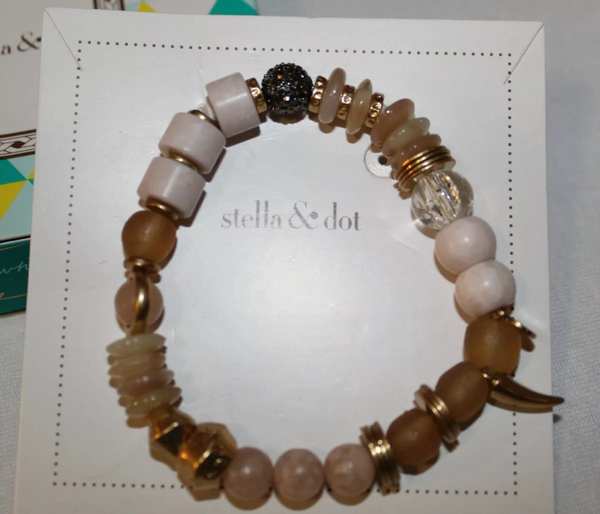 Authentic Stella Dot Anda Intention Bracelet Courage B446G 6 NIB NEW D2