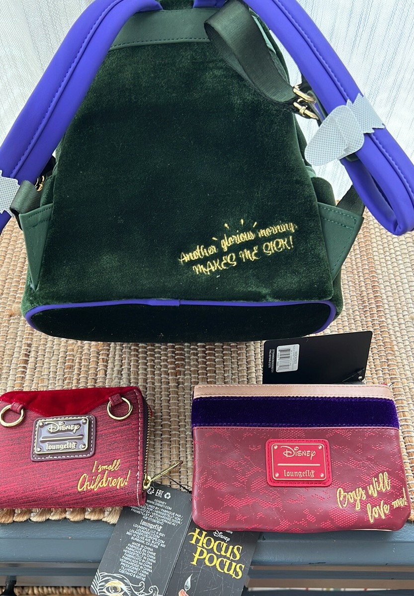 Hocus-pocus Loungefly 3 peice set of Disney hocus pocus with  display picture 3