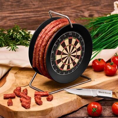 Wurstbaron  Wurst Dartscheibe Dartboard, 3,5m Snack Salami (79,13 EUR/kg)