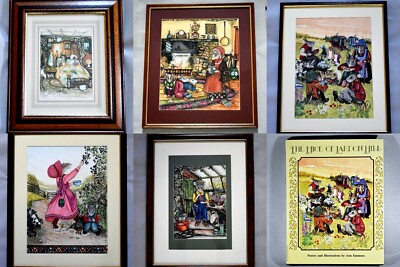 ANN EMMONS MÄUSE VON LARDON HILL GOUACHE GEMÄLDE & DRUCK - WÄHLEN SIE AUS LISTE