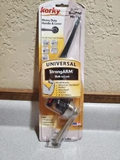 Toilet Handle And Lever Korky StrongArm Heavy Duty Metal Brushed Nickel 6074