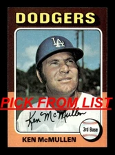1975 Topps 355-659 EX/EX-MT Pick From List All PICTURED ss10