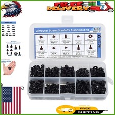 400PCS Computer Screws Kit - Assortment for Motherboard, Drives DIY Builds