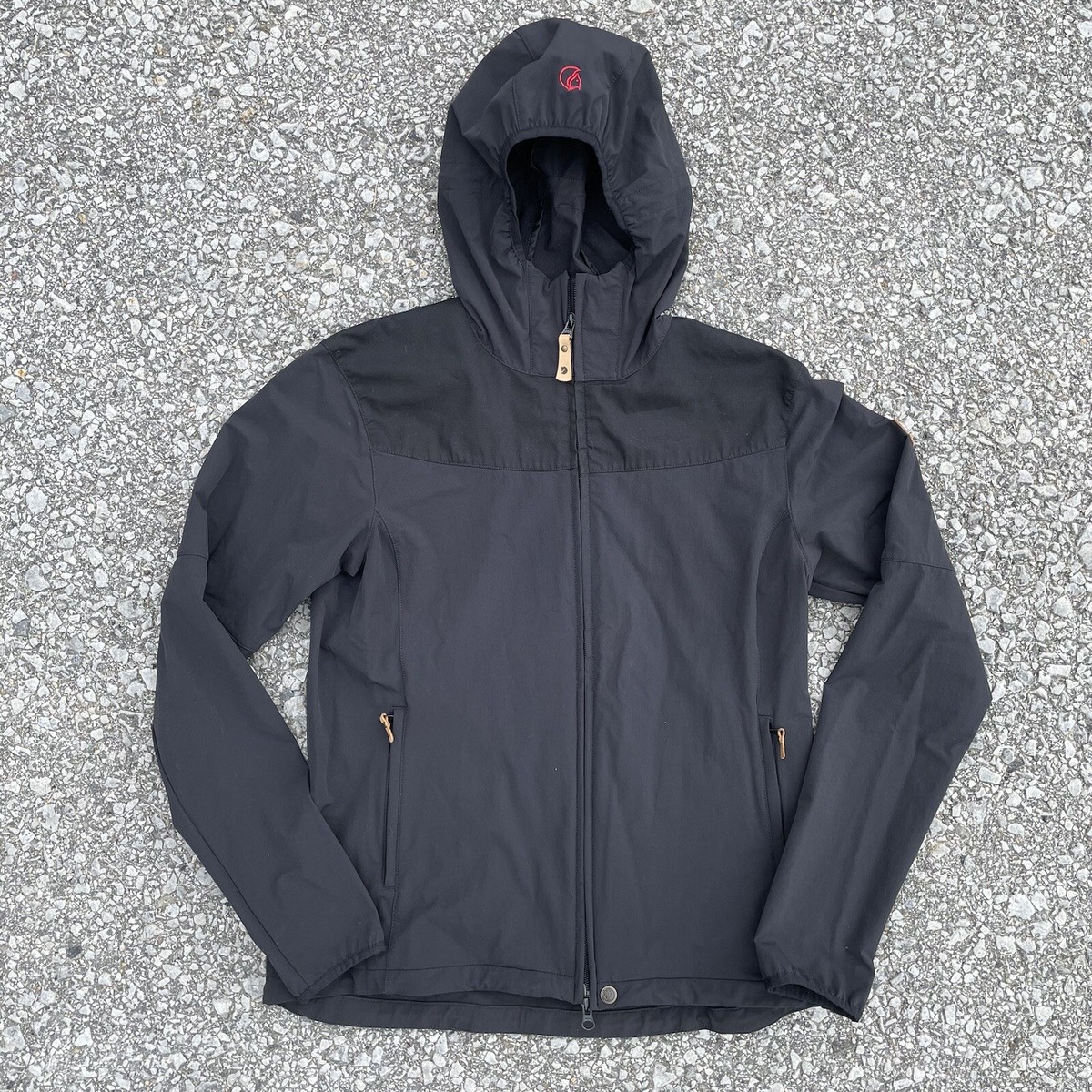 Fjallraven Nikka Jacket Womens Large Black G-1000 Ripstop Trek