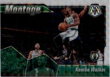 2019-20 Panini Mosaic Montage Mosaic White #18 Kemba Walker /25 - NM-MT