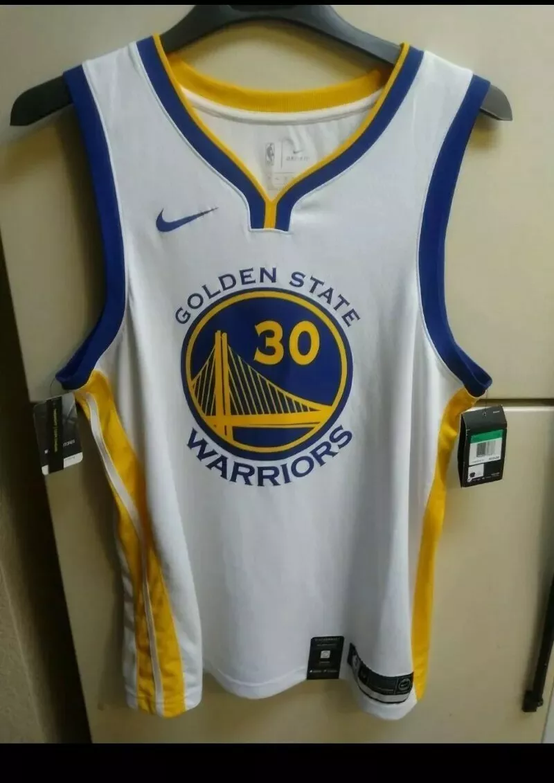 Youth Nike Stephen Curry White Golden State Warriors Team