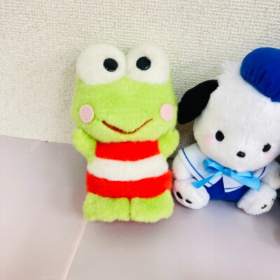 Sanrio Pochacco Kerokero Keroppi BAD BADTZ-MARU Plush 3 Set Frog