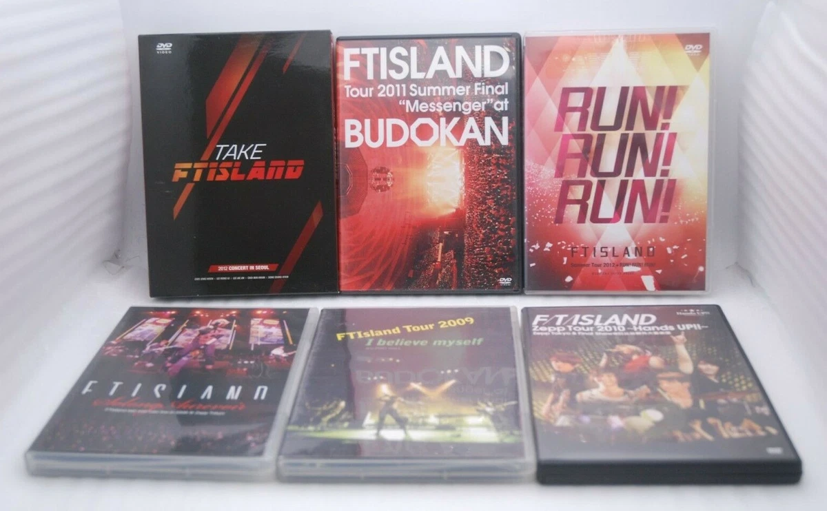 FTISLAND DVD So long, Au revoir, I believe myself, Summer Tour 2012  6DVDs