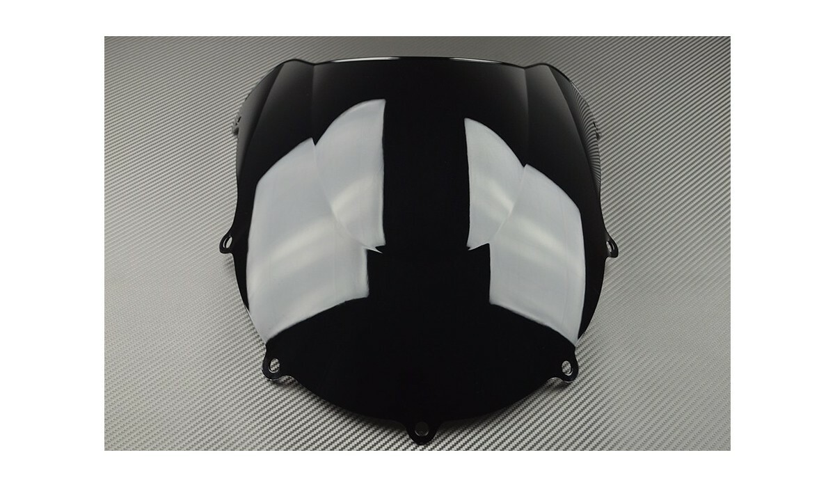 Bulle noire Suzuki GSXR 750 anti-turbulence pour routière GR7D 1996