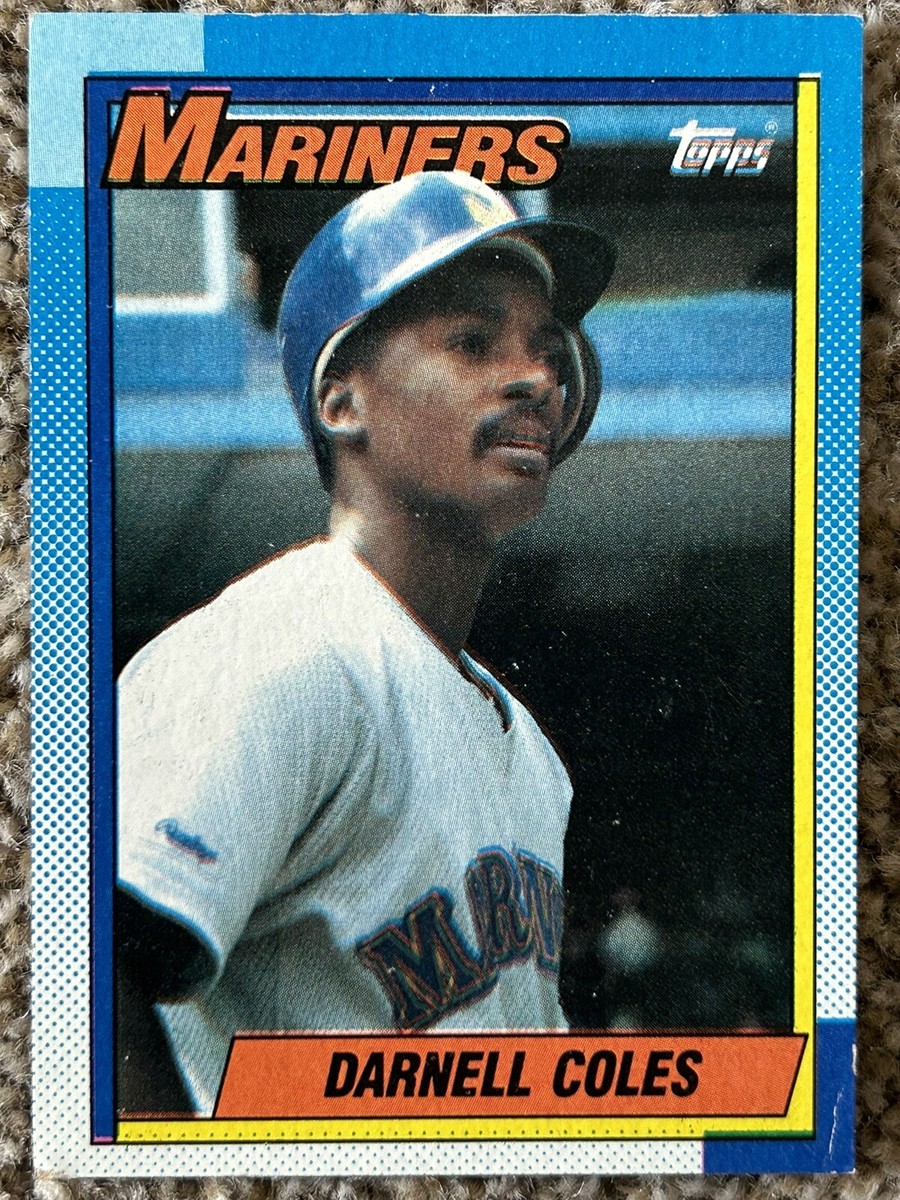 Darnell Coles ERROR Baseball Card (Seattle Mariners) 1990 Topps