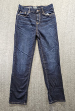 Lucky Brand Jeans Boys Kids 20 Blue Dark Wash Stretch Classic Straight