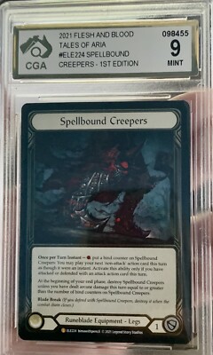 Flesh and Blood TCG “ SPELLBOUND CREEPERS” 1ST EDITION LEGENDARY