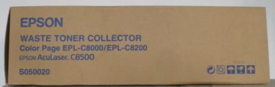 Epson S050020 residual toner container color page EPL C8000 C8200 Aculaser C8500 original packaging B
