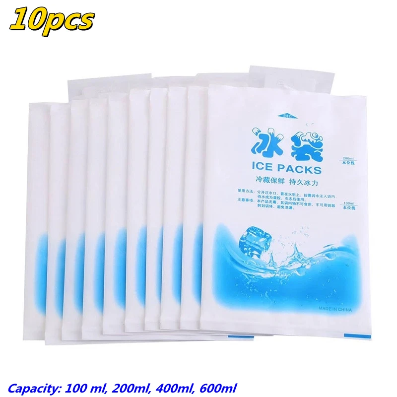 Water cooler ice pack outlet