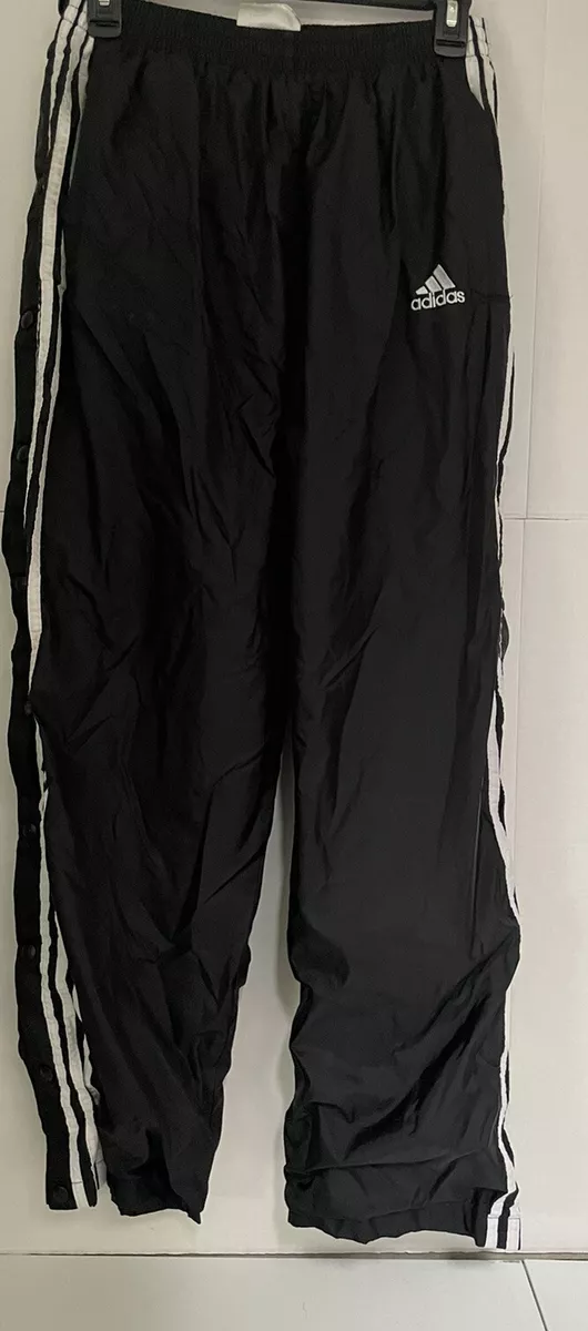 ADIDAS VINTAGE mens break away track pants side snap button