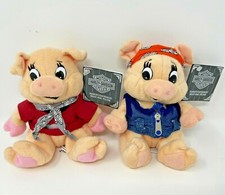 Vintage 90's Harley-Davidson Bean Bag Plush Collectable Toy RACER  PUNKY w Tags