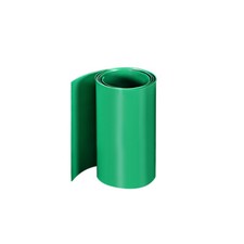 PVC Heat Shrink Tube 75mm Flat Width Wrap for Three 18650 1 Meter Green