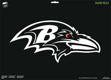 Baltimore Ravens Logo Football Custom Vinyl Car Decal Window Color Cornhole