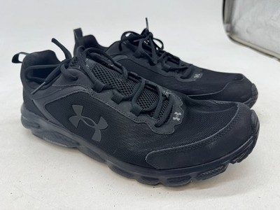 Under Armour Charged Assert 9 Athletic Running Sneaker Men's Black Lace-Up - 14