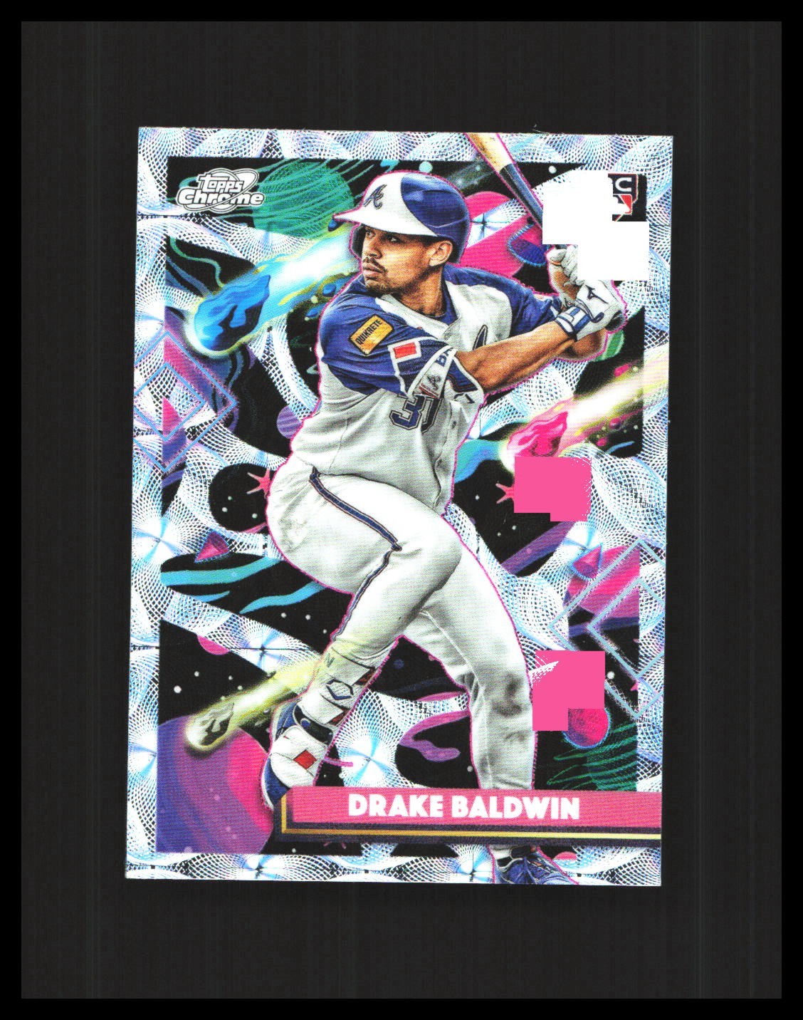 2025 Drake Baldwin Rookie Card - Topps Cosmic Chrome #96 Nucleus Ref. Braves